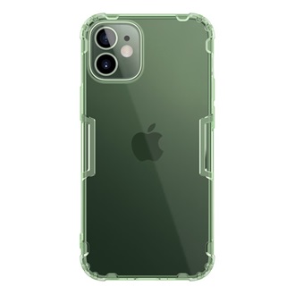 iPhone 12 mini NILLKIN NATURE szilikon telefonvédő ütésállóság, ultravékony, SÖTÉTZÖLD