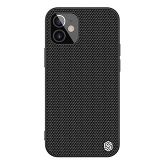 iPhone 12 mini NILLKIN TEXTURED szilikon telefonvédő érdes felület, 3D, FEKETE