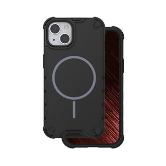 iPhone 13 GIGAPACK Defender műanyag telefonvédő ütésállóság, MagSafe, FEKETE