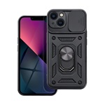 iPhone 13 GIGAPACK Defender szilikon telefonvédő ütésállóság, kameravédő, FEKETE