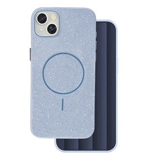 iPhone 13 GIGAPACK Szilikon telefonvédő műanyag hátlap, csillogó, VILÁGOSKÉK