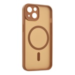 iPhone 13 GIGAPACK Szilikon telefonvédő ütésállóság, MagSafe, VILÁGOSBARNA