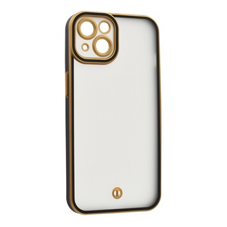 iPhone 13 GIGAPACK Szilikon telefonvédő ütésállóság, kameravédő, ARANY/FEKETE