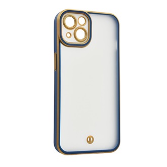 iPhone 13 GIGAPACK Szilikon telefonvédő ütésállóság, kameravédő, ARANY/SÖTÉTKÉK