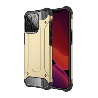 iPhone 13 Pro Gigapack Defender szilikon telefonvédő ütésállóság, fémhatás, ARANY