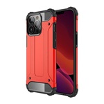 iPhone 13 Pro Gigapack Defender szilikon telefonvédő ütésállóság, fémhatás, PIROS