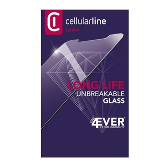 iPhone 13 Pro Max CELLULARLINE LONG LIFE képernyővédő üveg 3D, 9H, FEKETE