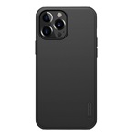 iPhone 13 Pro Max NILLKIN SUPER FROSTED PRO műanyag telefonvédő ütésállóság, érdes felület, FEKETE