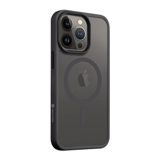 iPhone 13 Pro TACTICAL MAGFORCE HYPERSTEALTH szilikon telefonvédő ütésállóság, MagSafe, FEKETE