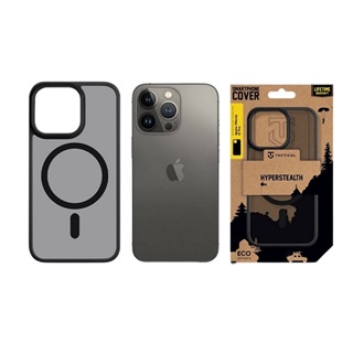 iPhone 13 Pro TACTICAL MAGFORCE HYPERSTEALTH szilikon telefonvédő ütésállóság, MagSafe, FEKETE