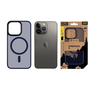 iPhone 13 Pro TACTICAL MAGFORCE HYPERSTEALTH szilikon telefonvédő ütésállóság, MagSafe, SÖTÉTKÉK