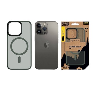 iPhone 13 Pro TACTICAL MAGFORCE HYPERSTEALTH szilikon telefonvédő ütésállóság, MagSafe, SÖTÉTZÖLD