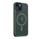 iPhone 13 TACTICAL MAGFORCE HYPERSTEALTH szilikon telefonvédő ütésállóság, MagSafe, SÖTÉTZÖLD