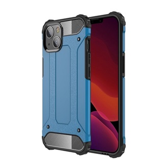 iPhone 13 mini Gigapack Defender szilikon telefonvédő ütésállóság, fémhatás, VILÁGOSKÉK