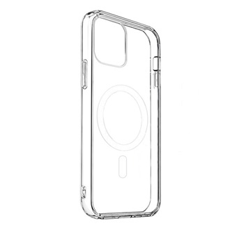 iPhone 13 mini Gigapack szilikon telefonvédő ütésállóság, MagSafe, ÁTLÁTSZÓ