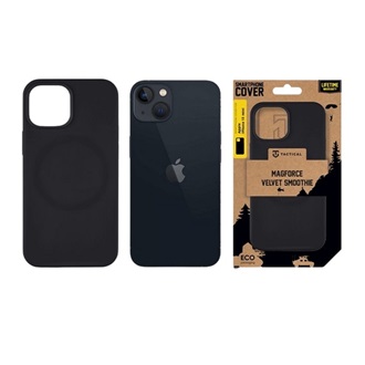 iPhone 13 mini TACTICAL MAGFORCE VELVET SMOOTHIE szilikon telefonvédő ütésállóság, MagSafe, FEKETE