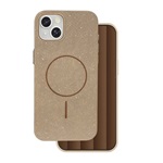 iPhone 14 GIGAPACK Szilikon telefonvédő műanyag hátlap, csillogó, BARNA