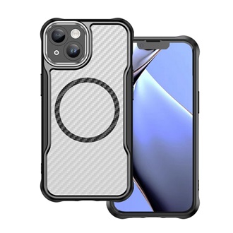 iPhone 14 GIGAPACK Szilikon telefonvédő ütésállóság, MagSafe, FEKETE