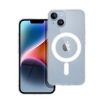 iPhone 14 Gigapack Szilikon telefonvédő ütésállóság, MagSafe, ÁTLÁTSZÓ