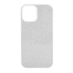 iPhone 14 Gigapack szilikon telefonvédő műanyag belső, csillogó hátlap, EZÜST