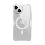 iPhone 14 NILLKIN NATURE PRO MAGNETIC műanyag telefonvédő ütésállóság, MagSafe, ÁTLÁTSZÓ