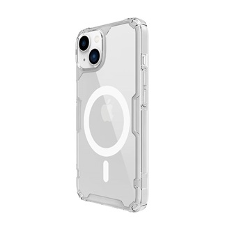 iPhone 14 NILLKIN NATURE PRO MAGNETIC műanyag telefonvédő ütésállóság, MagSafe, ÁTLÁTSZÓ