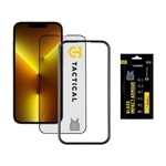 iPhone 14 Plus / 13 Pro Max TACTICAL IMPACT ARMOUR GLASS képernyővédő üveg 3D, antibakteriális + segédkeret, FEKETE