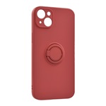 iPhone 14 Plus GIGAPACK szilikon telefonvédő tartógyűrű, kameravédő, PIROS
