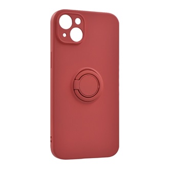 iPhone 14 Plus GIGAPACK szilikon telefonvédő tartógyűrű, kameravédő, PIROS