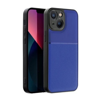 iPhone 14 Plus Gigapack Szilikon telefonvédő ütésállóság, csíkos, SÖTÉTKÉK