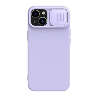iPhone 14 Plus NILLKIN CAMSHIELD SILKY MAGNETIC szilikon telefonvédő plüss belső, MagSafe, LILA