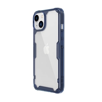iPhone 14 Plus NILLKIN NATURE PRO szilikon telefonvédő ütésállóság, légpárnás sarok, SÖTÉTKÉK