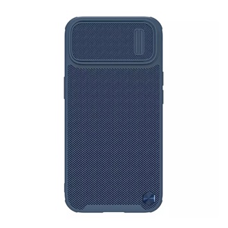 iPhone 14 Plus NILLKIN TEXTURED S szilikon telefonvédő 3D, kameravédő, SÖTÉTKÉK