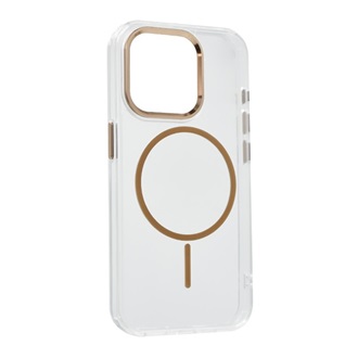 iPhone 14 Pro GIGAPACK Szilikon telefonvédő műanyag hátlap, légpárnás sarok, ARANY