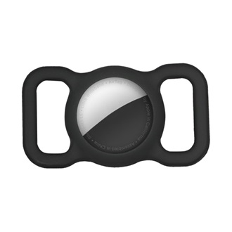 iPhone 14 Pro Gigapack Szilikon tok nyakörvre fűzhető, matt, FEKETE Apple AirTag