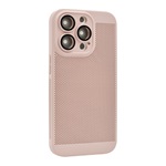 iPhone 14 Pro Gigapack műanyag telefonvédő légáteresztő, kameravédő, RÓZSASZÍN
