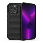 iPhone 14 Pro Gigapack szilikon telefonvédő ütésállóság, 3D, FEKETE