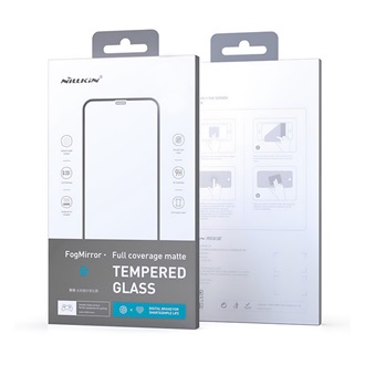 iPhone 14 Pro Max NILLKIN FOGMIRROR képernyővédő üveg 2.5D, 9H, FEKETE