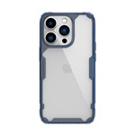 iPhone 14 Pro Max NILLKIN NATURE PRO szilikon telefonvédő ütésállóság, légpárnás sarok, SÖTÉTKÉK