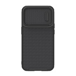 iPhone 14 Pro NILLKIN TEXTURED S szilikon telefonvédő 3D, kameravédő, FEKETE