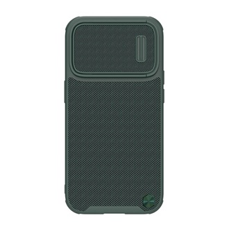 iPhone 14 Pro NILLKIN TEXTURED S szilikon telefonvédő 3D, kameravédő, SÖTÉTZÖLD