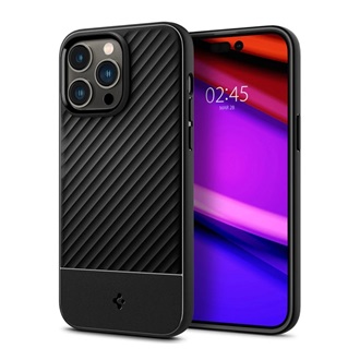 iPhone 14 Pro SPIGEN CORE ARMOR szilikon telefonvédő ütésállóság, csíkos, FEKETE