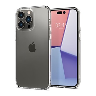 iPhone 14 Pro SPIGEN CRYSTAL FLEX szilikon telefonvédő ütésállóság, légpárnás sarok, ÁTLÁTSZÓ