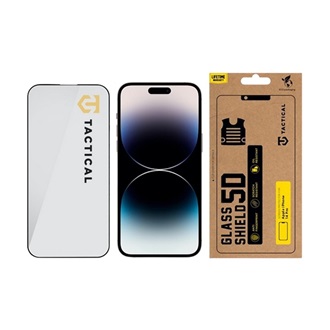 iPhone 14 Pro TACTICAL GLASS SHIELD 5D képernyővédő üveg 5D, 9H, FEKETE