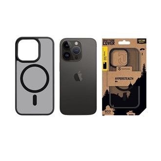 iPhone 14 Pro TACTICAL MAGFORCE HYPERSTEALTH szilikon telefonvédő ütésállóság, MagSafe, FEKETE