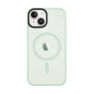 iPhone 14 TACTICAL MAGFORCE HYPERSTEALTH szilikon telefonvédő ütésállóság, MagSafe, VILÁGOSZÖLD