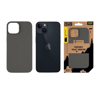 iPhone 14 TACTICAL MAGFORCE VELVET SMOOTHIE szilikon telefonvédő ütésállóság, MagSafe, SÖTÉTSZÜRKE