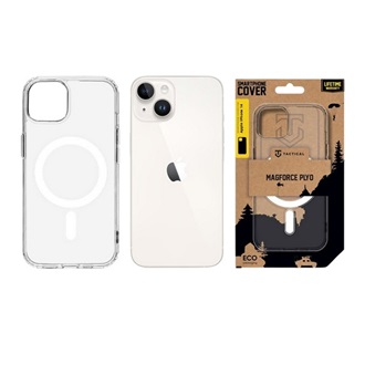 iPhone 14 TACTICAL MAGFORCE szilikon telefonvédő ütésállóság, MagSafe, ÁTLÁTSZÓ