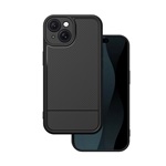 iPhone 15 GIGAPACK Szilikon telefonvédő ütésállóság, karbon minta, FEKETE