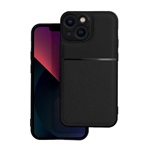 iPhone 15 Gigapack Szilikon telefonvédő ütésállóság, csíkos, FEKETE